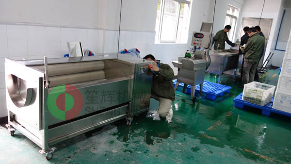 我公司為日資企業(yè)WCSP提供芥茉加工線！