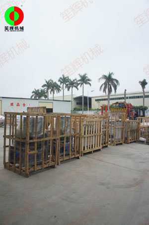 廣東珠?？蛻舳ㄙ彺笈吖幚砩a(chǎn)線及相關(guān)設備出貨了！