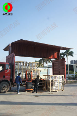 渦流洗菜機及平面分選臺順利完工出貨！