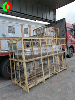 渦流洗菜機(jī)組發(fā)往山東客戶！