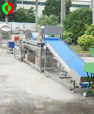 肇慶高新區(qū)本地客戶現(xiàn)場(chǎng)檢驗(yàn)艾草處理加工生產(chǎn)線！