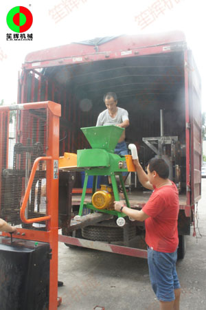 艾草生產(chǎn)線順利檢測(cè)調(diào)試完成，裝車送往客戶工廠!