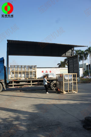 渦流洗菜機等蔬果加工設備按期出貨交付客戶！