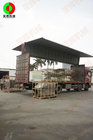 洗菜機(jī)等一批蔬果清洗加工設(shè)備交付發(fā)貨上?？蛻?！