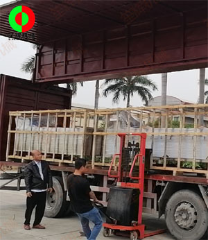 氣泡洗菜機等一批蔬果清洗設備按時交付客戶！