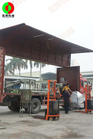 雞蛋清洗,風(fēng)干,光檢,打蛋生產(chǎn)線裝車交付！