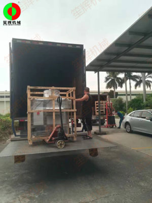 大蒜分瓣機(jī)、大蒜脫皮機(jī)等設(shè)備發(fā)貨交付客戶！