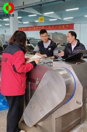 兩批客戶帶物料親臨我司試機考察，并簽訂意向合同！