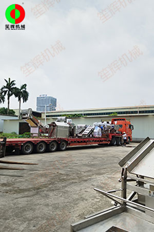 鯪魚生產(chǎn)線設(shè)備發(fā)貨交付中山客戶！